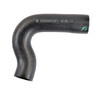 Mahindra lower radiator hose E006008015F1 and radiator-to-water-pump hose E006007429F1, used in the cooling systems of Mahindra 25, 30, 60 and 3500 Series tractors including 5525, 5530, 6030, 6530, 6525, 7060, 8560 and 3550 models.