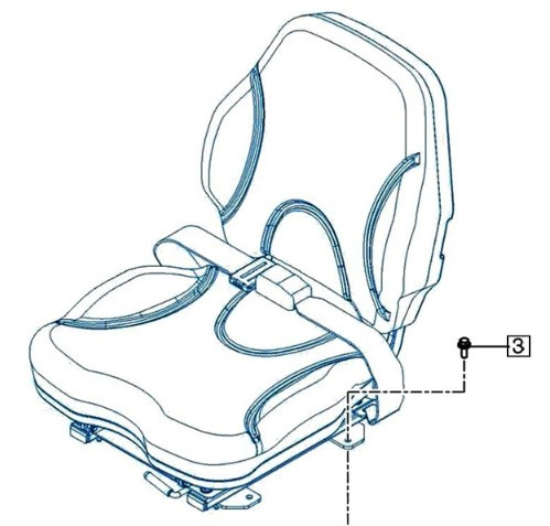 SEAT FOR EMAX 20S MAHINDRA TRACTOR (MILCSVT20)