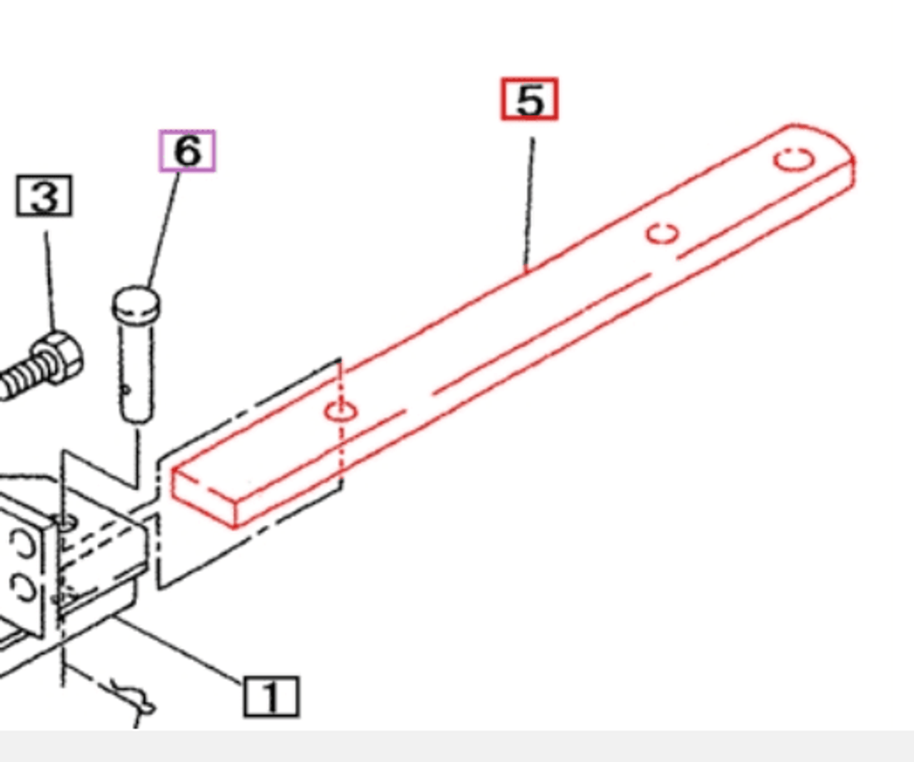 DRAW BAR FOR 2015 MAHINDRA TRACTOR (19673102BR0) Bill's Tractor