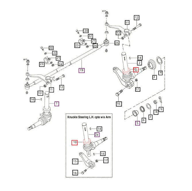 STEERING KNUCKLE THRUST BEARING FOR MAHINDRA TRACTOR (001231413R91)