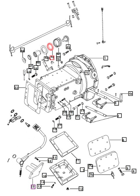 PTO CLUTCH BEARING FOR MAHINDRA TRACTOR (006505578C1)