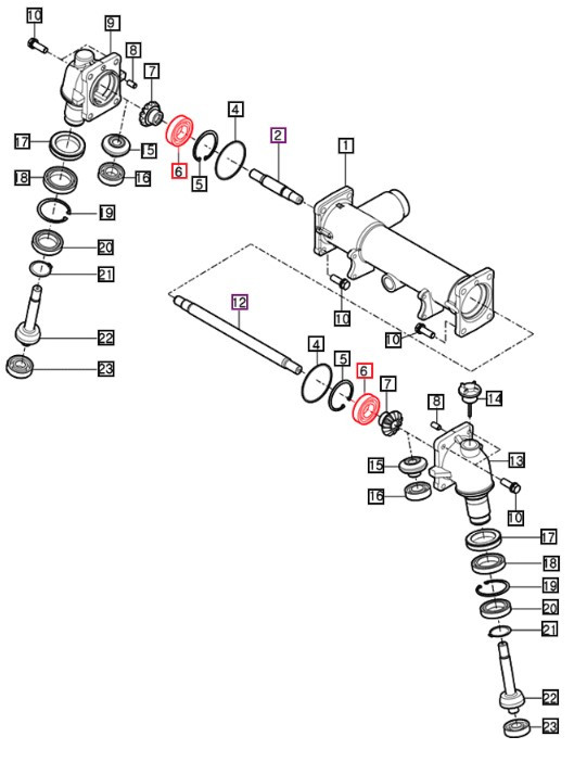 BEARING USED ON FRONT AXLE, REAR AXLE, & TRANSMISSION FOR MAHINNDRA