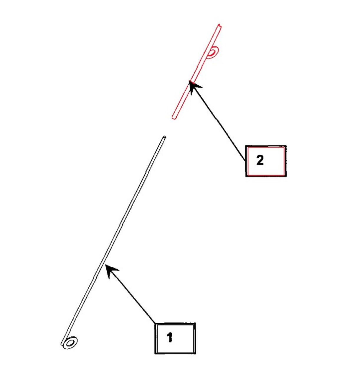 BUCKET LEVEL INDICATOR TUBE FOR (MAHINDRA) FRONTEND LOADER (KMW14031000)