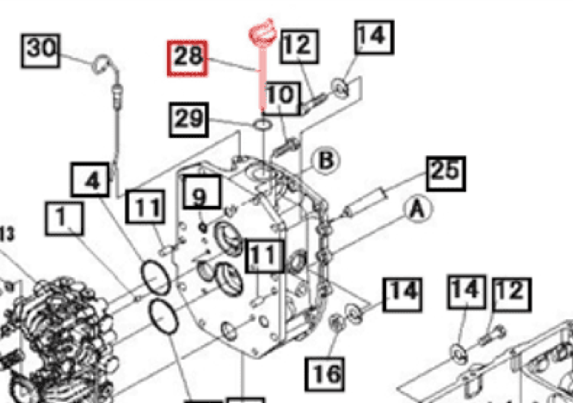 OIL PLUG FOR HYDROSTATIC TRANSMISSION FOR 24152615MAX26MAX28