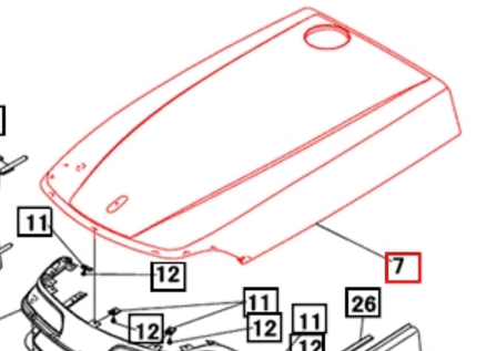 DRAWBAR FOR MAHINDRA TRACTOR (19573113AG0)