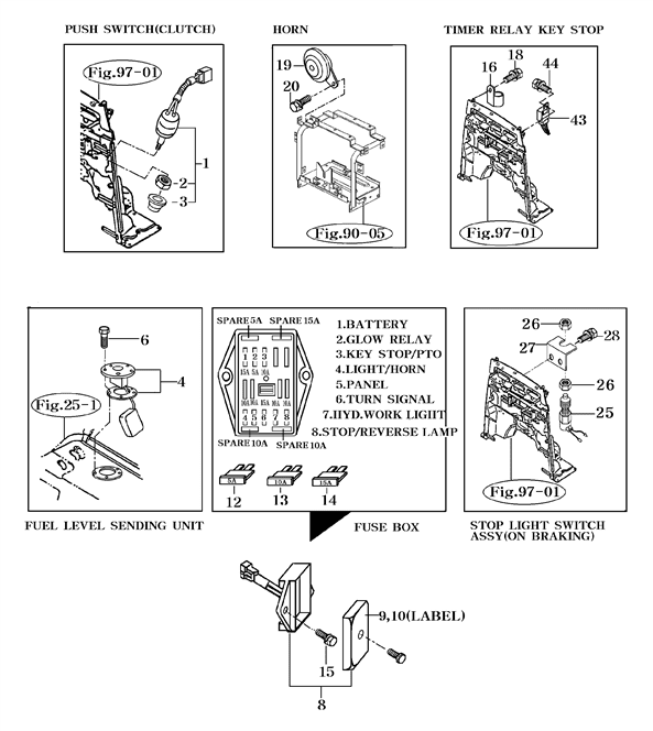 NEUTRAL SAFETY SWITCH FOR 35353540LATER 3825LATER 40254035LATE