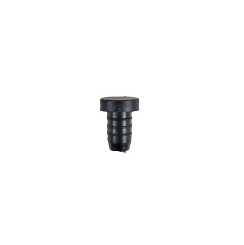 Mahindra 000020751E05 small steel sealing pin for fuel timing hole in the engine cylinder block/crankcase, used on models such as 5525, 6025, 5520, 5530, 6030, 6520, 6525, 6530, 5555, 5565, 5570, 4565, 7010, 7060, 7085, 7095, 7520, 6065, 6075, 2555, 2565, 2655, 2660, 2665, 2670, 8100, 8090, 8560, 9110 and 9125 to plug the factory timing access port for the fuel injection system and keep the engine sealed against leaks.