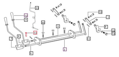 Mahindra 000032482B12 hardened steel roll pin for inner differential shaft assemblies, used to lock the inner differential cross shaft in place and as a locator in rail housing and double-spool auxiliary valve assemblies on tractors such as 3505, E350, C27, C35, 3325, 3525, 3825, 4025, 4525, 5525, 6025, 4500, 4530, 5545, 5500, 6000, 5530, 6030, 6525, 6530, 5555, 5565, 4550 and 4565.