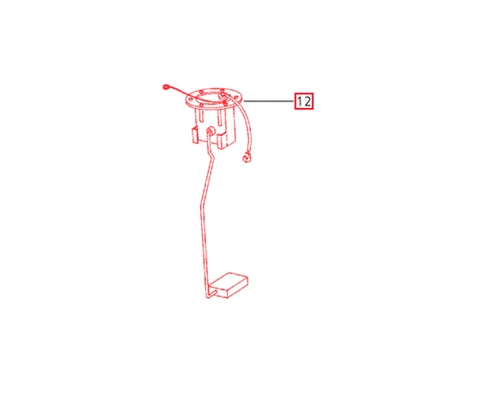 Mahindra E007700668D91 fuel tank level float sensor/sender for 3535, 4035, 4535 and 5035 tractors, mounting in the fuel tank to operate the dash fuel gauge.