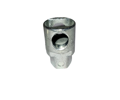 Mahindra hydraulic line joint 19482156420 used in the hydraulic line assemblies on 1533, 1538 and 1640 tractors to join sections of the high‑pressure hydraulic line.