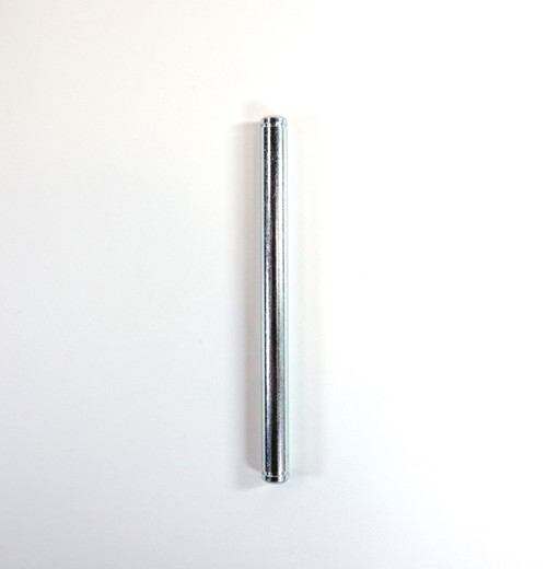 Mahindra 19027672040 door hinge pin is an 8 mm diameter steel pin used at the upper and lower hinges on both LH and RH cab doors of 9110, 9125, mForce 100, mForce 105 and mForce105XL tractors; each pin is sold individually, and the required E‑clip retainer V7082400070 is sold separately, with two pins normally used per door side.