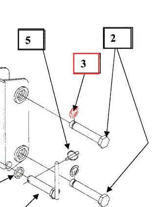 Mahindra KMW05601035 OEM pivot pin E-clip is a hardened spring steel retaining clip that snaps into the groove of loader and backhoe pivot pins to prevent them from sliding out during operation, providing a simple, reusable retainer for KMW-built loader and backhoe frames, booms, and front attachments.