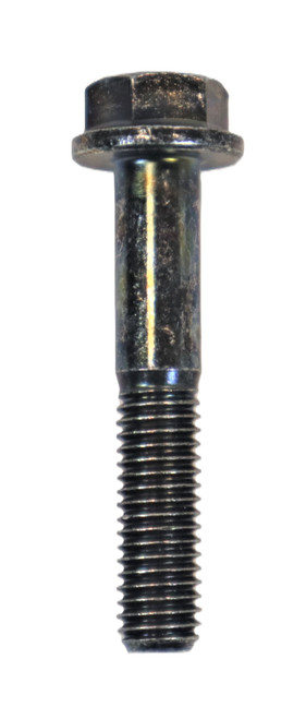 Mahindra flanged hex-head bolt M8 x 1.25 x 45 000020254E05 used on crankcase front cover, exhaust, intake, oil cooler/filter and cooling brackets on 25, 30, 35, 00, 20 and 5500 Series tractors