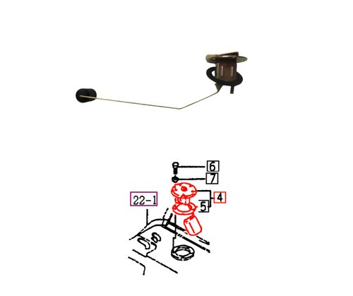 Mahindra 16996642300 fuel / main gauge assembly is the original dash‑mounted electric fuel level gauge used on 10 Series 2810, 3510, and 4110 tractors with old sheet metal, shown as reference number 4 in the ELECTRIC SYSTEM 3 and ELECTRIC SYSTEM 4 chassis diagrams and installed one per tractor to monitor fuel level from the instrument cluster.