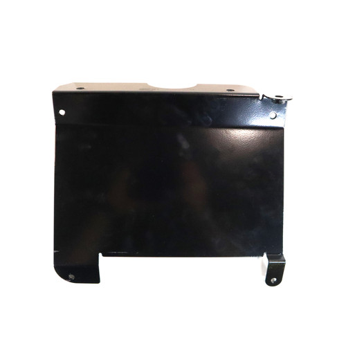 Mahindra left‑hand rear lamp cover plate 13016062000GB used on 4010, 2538, 2540, 2545, 2638 and 2645 tractors in the fender and rear frame sheet‑metal group to mount and protect the LH rear tail lamp.