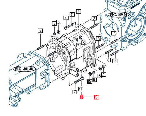 Mahindra 16701015001 magnetic drain plug assembly, steel plug with built‑in magnet and sealing washer that threads into transmission and front axle drain ports on various Mahindra tractors to drain oil and trap fine metal particles.
