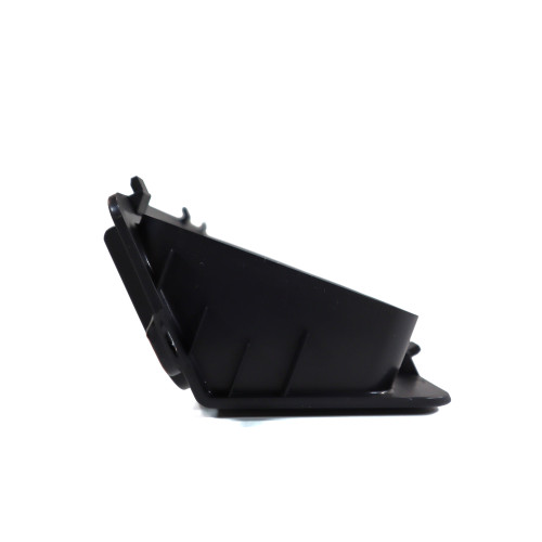 Mahindra 17827072410 RH air filter cover for 2660 and 2670 cab tractors, molded roof intake cover on the right side that snaps over the external cabin air filter to shield it from debris while feeding fresh air to the HVAC system.