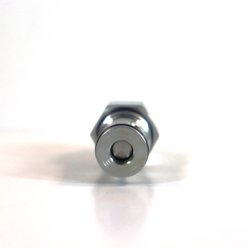 Mahindra KMW05806070 2300 psi relief valve cartridge for KMW ML114, ML214, ML230, ML245, ML260, ML264, ML265 and ML266 loaders, threaded hydraulic cartridge that installs in the KMW or Prince loader control valve to limit system pressure and protect hoses, cylinders and pumps.