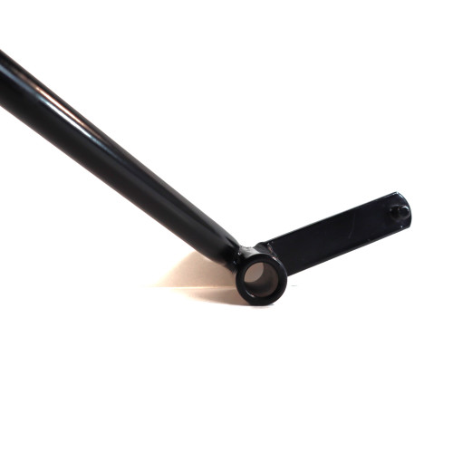 Mahindra 14572442101GB low sub shift lever for 2310 and later 2810 4WD gear tractors, curved steel sub‑range shift lever in the transmission and rear axle that changes low and high ranges in the sub change lever assembly.