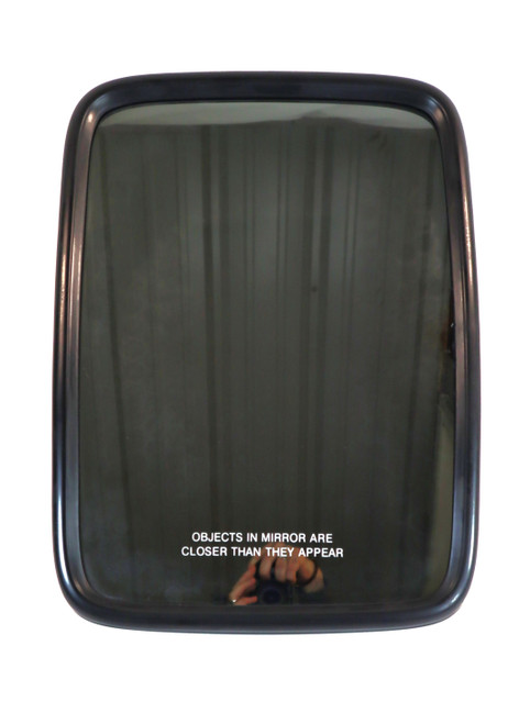 Mahindra 19127029200 RH and 19127029100 LH cab side mirrors for 9110, 9125, mForce 100, mForce 105 and mForce 105XL tractors, rectangular rearview mirrors on adjustable arms mounted to the cab frame, with left and right mirrors differing and selected from the driver’s seat perspective.