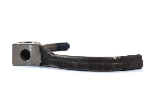 Mahindra 006505998C1 forward/reverse fork for 5530, 6530, 5555, 5565 and 5570 tractors, cast steel shuttle shift fork inside the transmission forward‑reverse housing that engages the gears to select forward or reverse drive.