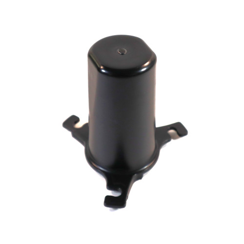 Mahindra 007650062V01 PTO safety cap for 5100 Series 5145 and 5155 4WD tractors, yellow protective cover installed on the PTO housing and PTO guard assembly to cover the PTO shaft and improve operator safety.