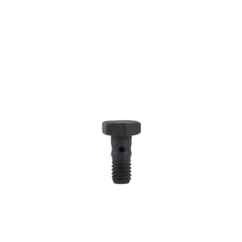 Mahindra 000022306RD fuel injector banjo bolt for 05, C, 25, 00, 10, 20, 30, 35 and 60 Series engines, drilled hollow bolt that secures fuel lines and spill pipes to injectors or cylinder head, used with separate copper sealing washer 000022307RD; sold individually.
​