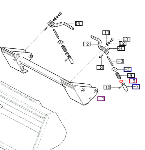 Mahindra 86002006170 spring washer 3.0T for TYM-built Mahindra front-end loaders, used in the quick attach assembly hardware stack to preload the pins and links and keep loader attachments snug on the carrier.
