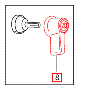 Mahindra 007702048B91 OEM rotary plough switch mounts in the dash/instrument panel and provides a rotary on/off control for plough or work lamps, giving operators a durable, panel‑mounted switch to power auxiliary field lighting on a wide range of Mahindra utility and row‑crop tractors.