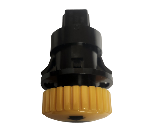 Mahindra PTO on/off switch 007706224U1 shown as a rectangular dash rocker switch with PTO icon that snaps into the instrument console and connects to the PTO control circuit on Mahindra 6065, 6075, 1120, 1123, 1126, 2123 and 2126 tractors