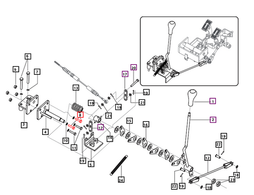 Mahindra 008008743D1 hex flange bolt, metric M8 x 1.25 x 25 mm grade 8.8 fastener with integrated washer-style flange, used in multiple engine, hydraulic, steering, brake, sheet metal and cabin assemblies on Mahindra mPower 75, mPower 85 and 3600 Series 3640/3650 tractors.