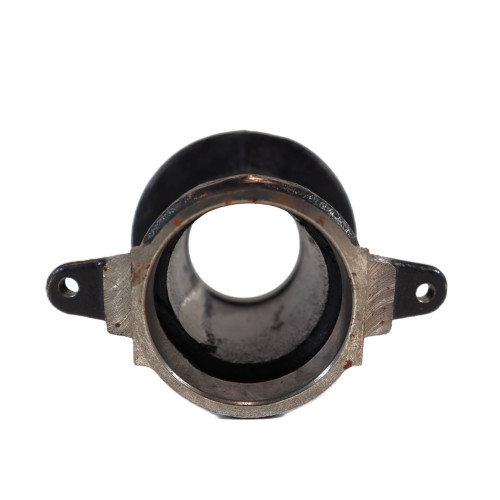 Mahindra clutch release bearing sleeve 19961210031M / 19961210030M shown as a tubular steel guide sleeve that the clutch release bearing slides on inside the bellhousing of Mahindra 6110, 2565 and 2665 Gear Cabin tractors.