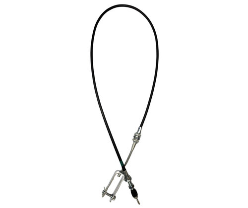 Hand brake cable 008000005U92 for Mahindra 6065, 6075, and 7085 tractors, connecting the hand brake lever to the rear brake mechanism to apply the parking brake.