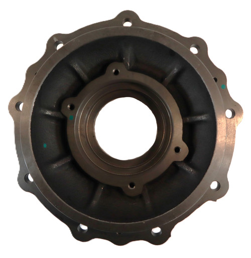 Mahindra OEM front axle hub housing E006504565D1 for 35, 25, 3500, 4500 and 3600 Series tractors restores proper support for the front planetary hub assembly on both RH and LH sides, helping prevent leaks, wheel wobble and premature bearing or gear failure.