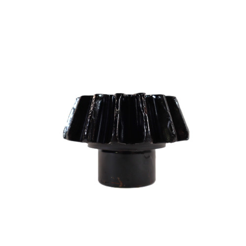 Mahindra straight bevel gear pinion final reduction E006507338D1 is a 15-tooth bevel pinion used in the outer final reduction of the compact front axle on 35 Series 3535, 4035 and 4535 gear, HST and PST tractors, installed in both RH and LH front axle part 1 groups. It also serves as the final reduction pinion on 25 Series 4025 4WD T4; 35 Series 5035 gear, HST and PST; 3500 Series 3540 and 3550 PST/HST and cabin variants; 3600 Series 3640 and 3650 HST/PST and cabin T4; and 4500 Series 4540 and 4550 4WD T4 front axles, where it meshes with the mating bevel gear to drive the front wheels.