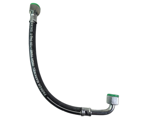 Mahindra Hose PTO CV to Tank E007204864D2 replaces E007204864D1 for Mahindra 3500, 3600, 6000, and 7000 Series tractors including 3540, 3550, 3640, 3650, 6065, 6075, 7085, and 7095 PTO control systems.
