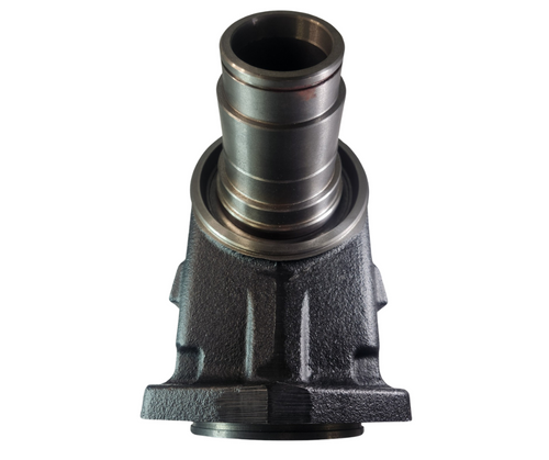 Mahindra front final drive case 16734340010M (front gear case A) for select 10 Series and 2500/2600 Series 4WD tractors, OEM cast housing that contains the front axle differential, final drive gears and hub drive assemblies.