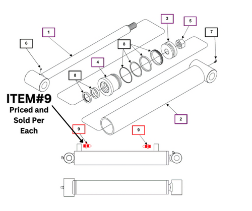 Mahindra KMW05861106406 steel hydraulic adapter is used in loader and backhoe hydraulic adapter and hose kits to transition from ORB manifold ports to JIC quick‑disconnect couplers on multiple Mahindra compact and utility tractor attachments.