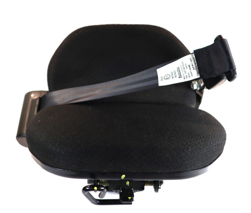 Mahindra tan cab buddy seat kit 008033574U51 for 6065 6075 7095 8090 8100 cab tractors with tan interior, special order passenger seat mounted inside factory cab.