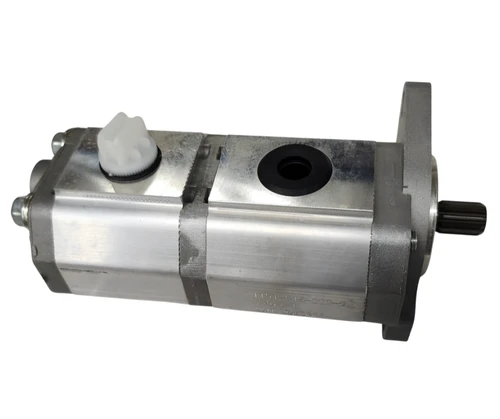 Genuine Mahindra 8 x 5 cc hydraulic gear-pump assembly 11515182200 for eMax L22 Gear, eMax L22 HST, and eMax L25 HST tractor hydraulic subsystems