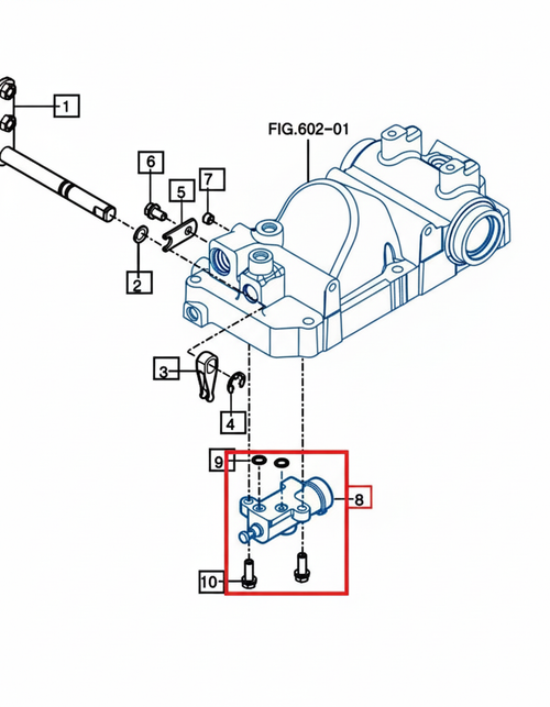 Mahindra main control valve 11105051000 for eMax 22 25 eMax20S and eMax L22 L25 compact tractors
