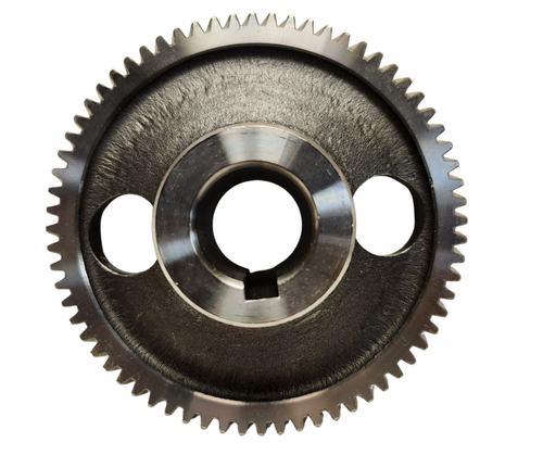 Mahindra camshaft timing gear 1552116511 used in TD1300‑DY, 3A139A‑DY, 3A165C‑DY, 4A200A‑DY, 4A200LW‑DY and 4A220LW‑DY engines on 10 Series 2310, 2810, 3510, 4010, 4110, 4510, 5010, 6010 and 6110 tractors.