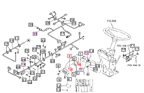 Mahindra electrical system cover 35320901200 for 2015, 2615 and 3015 15 Series tractors
