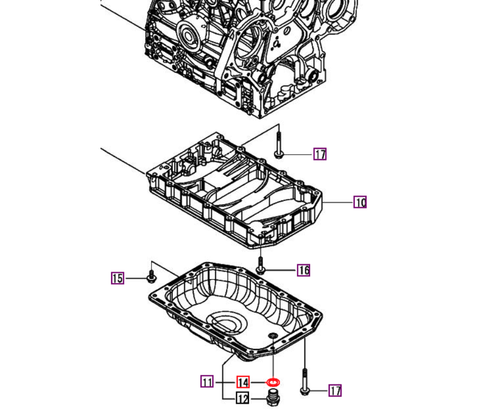 Mahindra washer seal 12 part 22190120002 for eMax20S HST OS and HST Cabin tractors, used as a sealing washer at the oil drain, fuel injection valve, and fuel pipe on the engine.