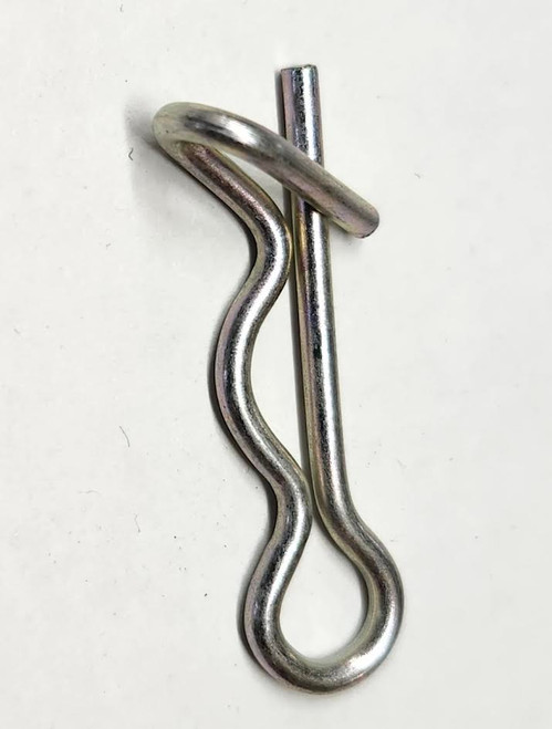 Mahindra 05230110000 cotter snap pin for 3‑point linkage hitch and stabilizer pin retention on 15 16 1500 and 1600 Series compact tractors.