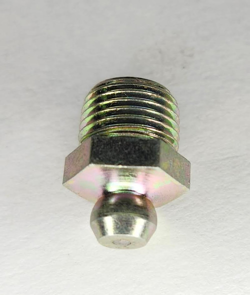 Mahindra nipple grease 1/8 NPT 000109461 lubrication fitting for front axle hubs bell cranks three point linkage differential lock and steering pivots on multiple Mahindra tractor models