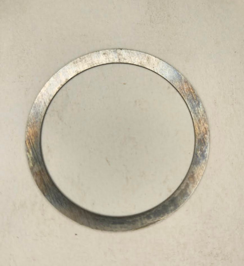 Mahindra 000031276B12 shim for gear shifter lever and cross shaft assembly used to adjust end play in constant mesh and SLPTO transmissions on multiple Mahindra tractor models