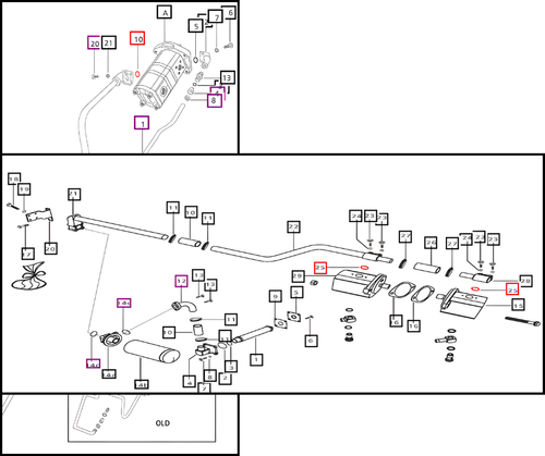 Mahindra hydraulic pump suction manifold O-ring 000051187D01 for sealing hydraulic pump suction manifolds and suction pipes on 4025 4525 3535 4035 5035 3540 3550 4500 5500 6000 6500 5520 6520 7060 8560 3640 and 3650 tractor hydraulic systems.