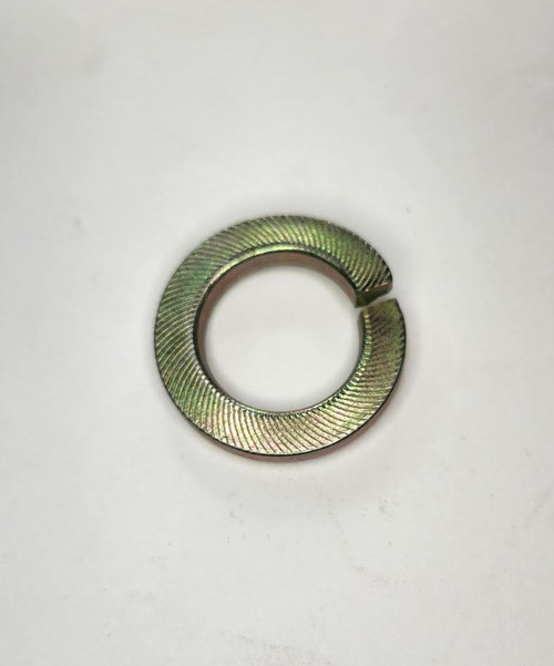 Mahindra front axle and support spring lock washer 000050614D02 used with power steering bracket and front axle support fasteners on 5530 6030 6530 5555 5565 5570 6065 6075 7085 7095 5145 and 5155 tractors.