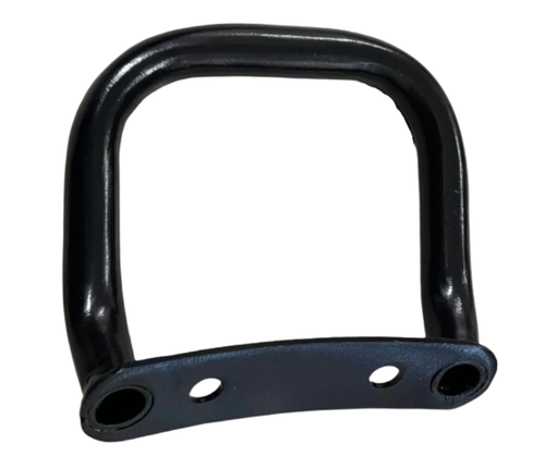 Mahindra grab handle 005559392B11 / E005559392B11 for 25, 30, 00, 4500 and 5500 Series tractors, OEM fender and foot plate grab handle used on fenders, foot plate and tool box sheet metal.